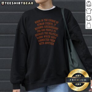 New York Knicks When In The Course Of Human Events Sweatshirt