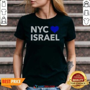 Nice Zohran Mamdani Rama Duwaji NYC Love Israel v neck optimized garment showcasing vibrant design