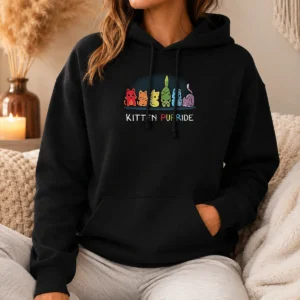 Nice Kitten Prride Pride Kitten Hoodie