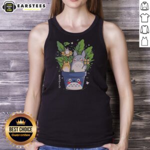 Hot Spirits Garden tank top featuring vibrant floral graphics and a comfortable fit.