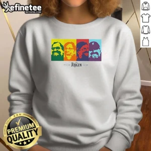 Top I'M So Glad Jurgen Klopp Is A Red Liverpool FC Sweatshirt