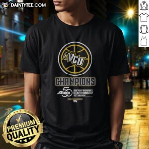Awesome VCU Rams 2026 Men's Basketball Championship Pittsburgh Shirt in black cotton fabric