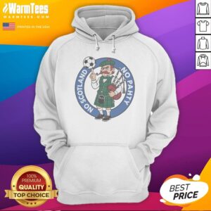 Original Scottish Bagpiper Soccer Fan No Scotland No Pahty Chowaheadz Logo Hoodie
