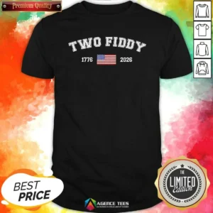 Nice Two Fiddy 1776 2026 USA Flag