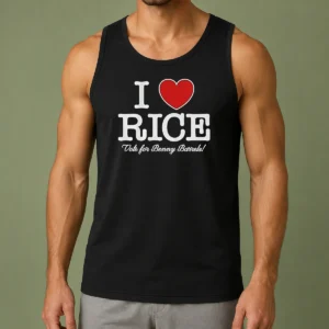 Premium I Love Rice Vote For Benny Barrels Tank Top