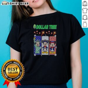 Nice Dollar Tree Mickey Mouse Statue Of Liberty Patriot Uncle Sam USA Ladies Shirt in classic fit with patriotic graphic