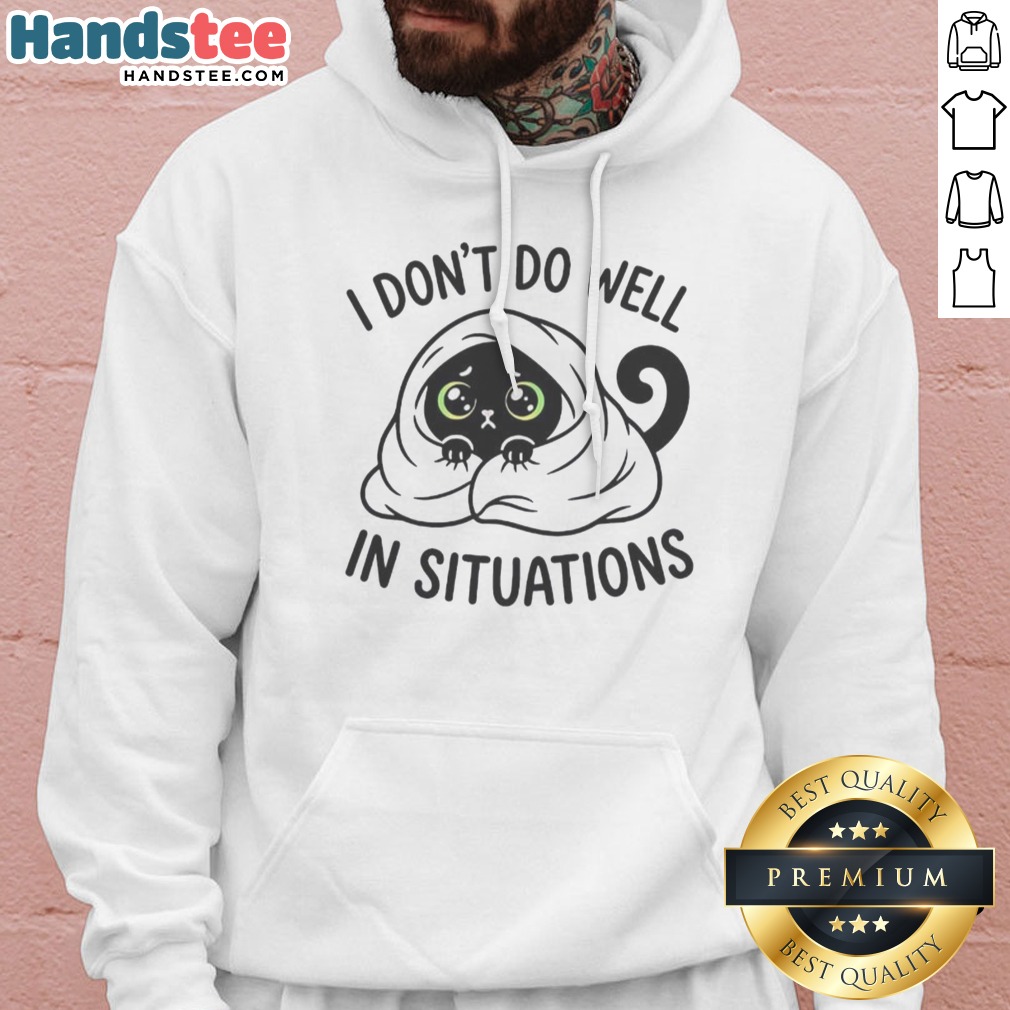 nice-black-cat-hiding-under-blanket-cozy-i-don-t-do-well-in-situations-cute-hoodie Nice Black Cat Hiding Under Blanket Cozy I Don'T Do Well In Situations Cute Hoodie displayed on a model