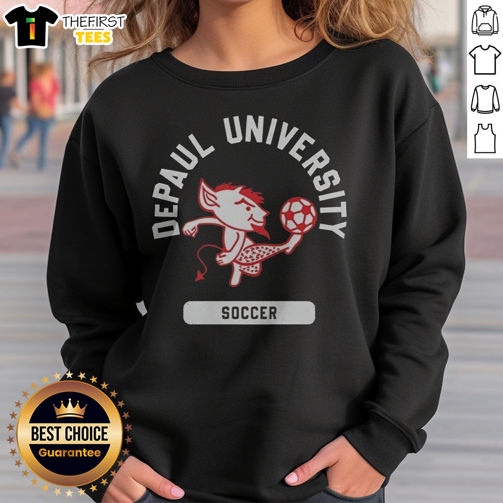 nice-dibs-depaul-blue-demons-soccer-depaul-university-sweatshirt Nice Dibs Depaul Blue Demons Soccer Depaul University Sweatshirt featuring vibrant team colors