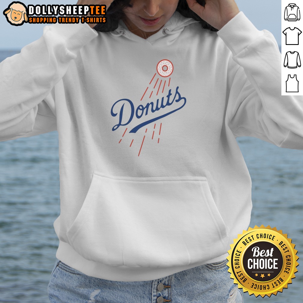 nice-donuts-mlb-style-logo-hoodie Nice Donuts MLB Style Logo Hoodie featuring a vibrant baseball-inspired donut graphic on a comfortable pullover hoodie