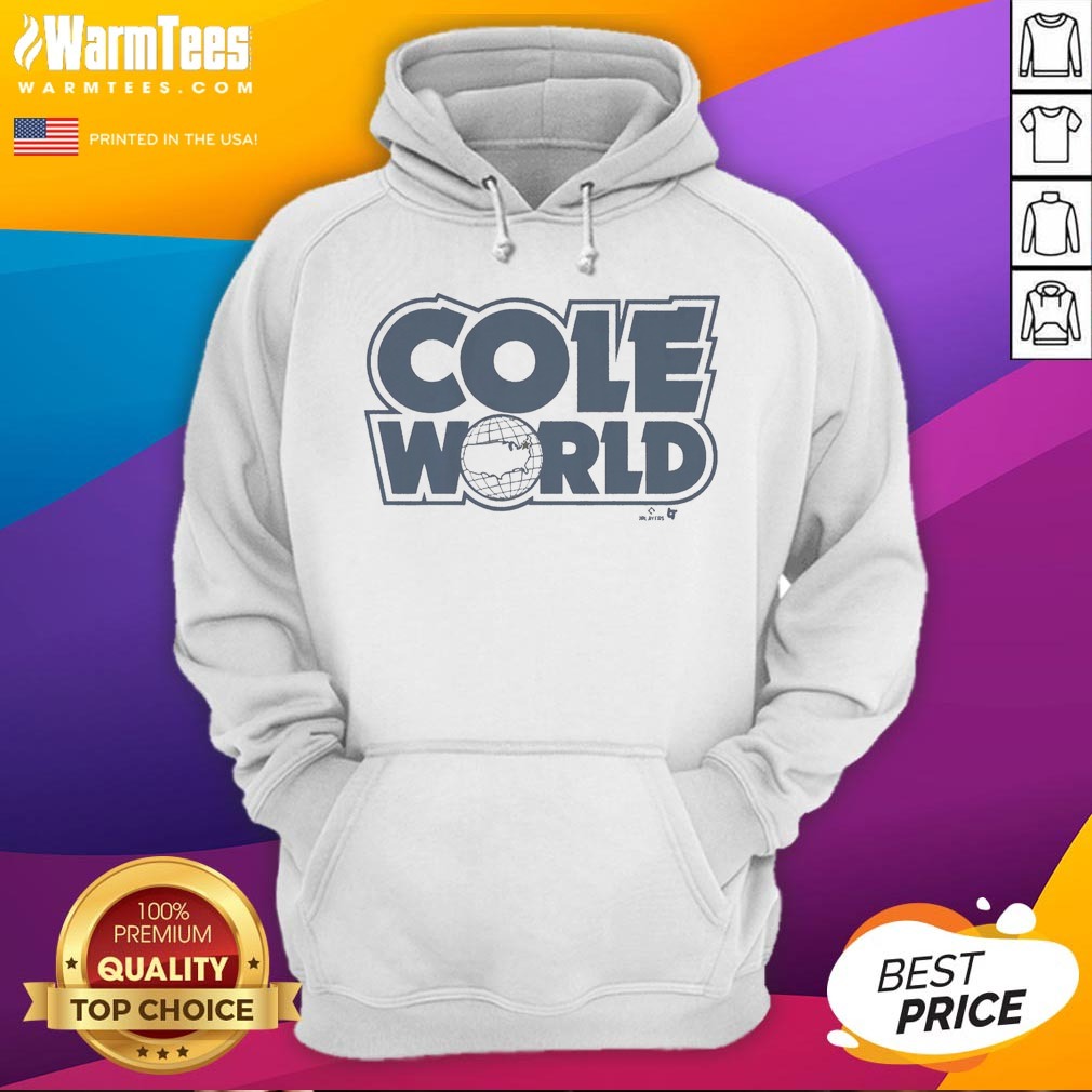 nice-gerrit-cole-world-hoodie Nice Gerrit Cole World hoodie displayed on a hanger with a modern background