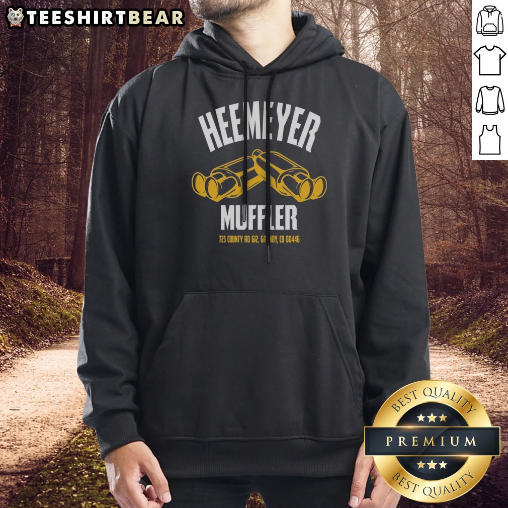 nice-heemeyer-muffler-dual-mufflers-723-county-rd-612-granby-colorado-80446-hoodie Nice Heemeyer Muffler Dual Mufflers 723 County Rd 612 Granby Colorado 80446 Hoodie featuring a cozy design