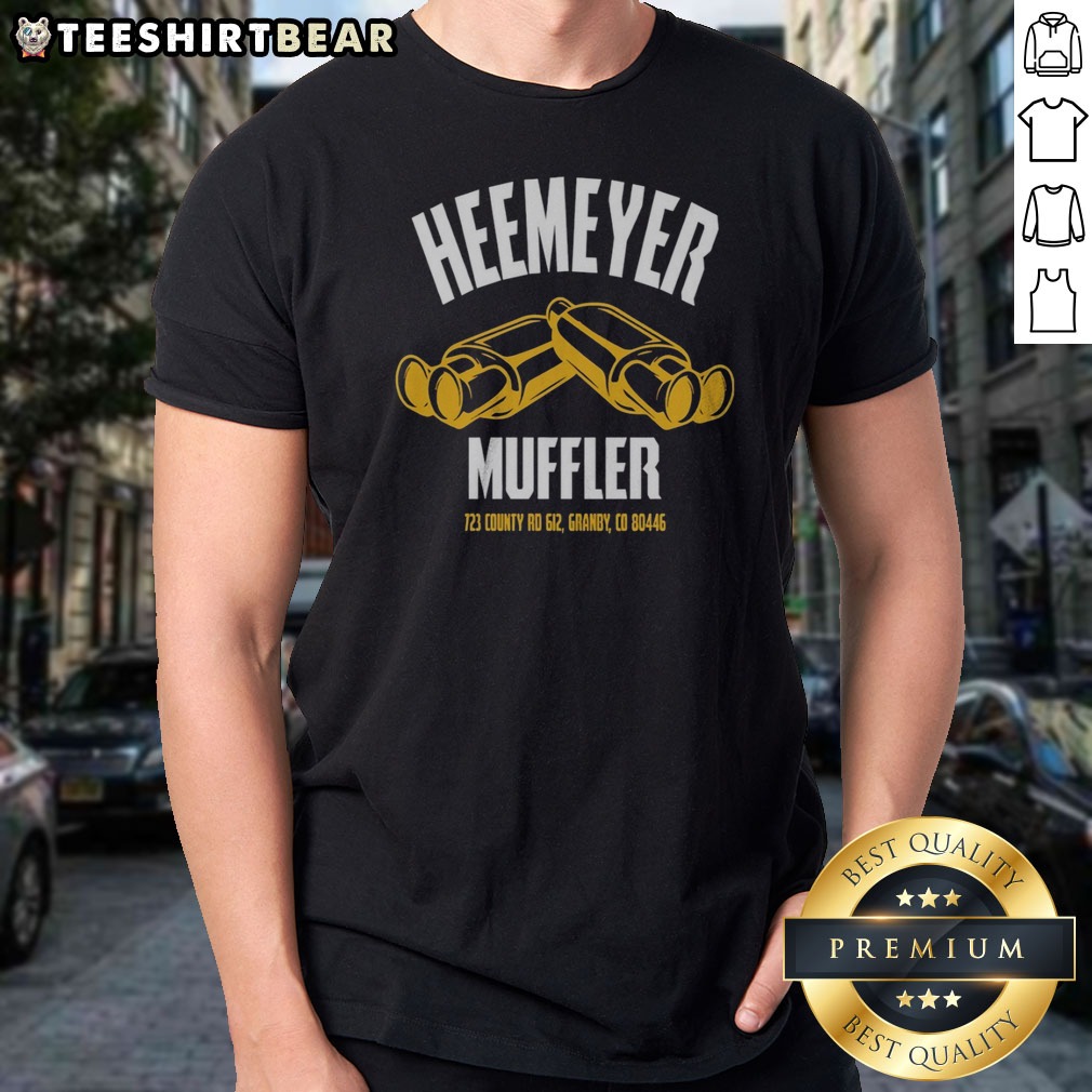 nice-heemeyer-muffler-dual-mufflers-723-county-rd-612-granby-colorado-80446-shirt Nice Heemeyer Muffler Dual Mufflers 723 County Rd 612 Granby Colorado 80446 Shirt featuring a bold graphic design.