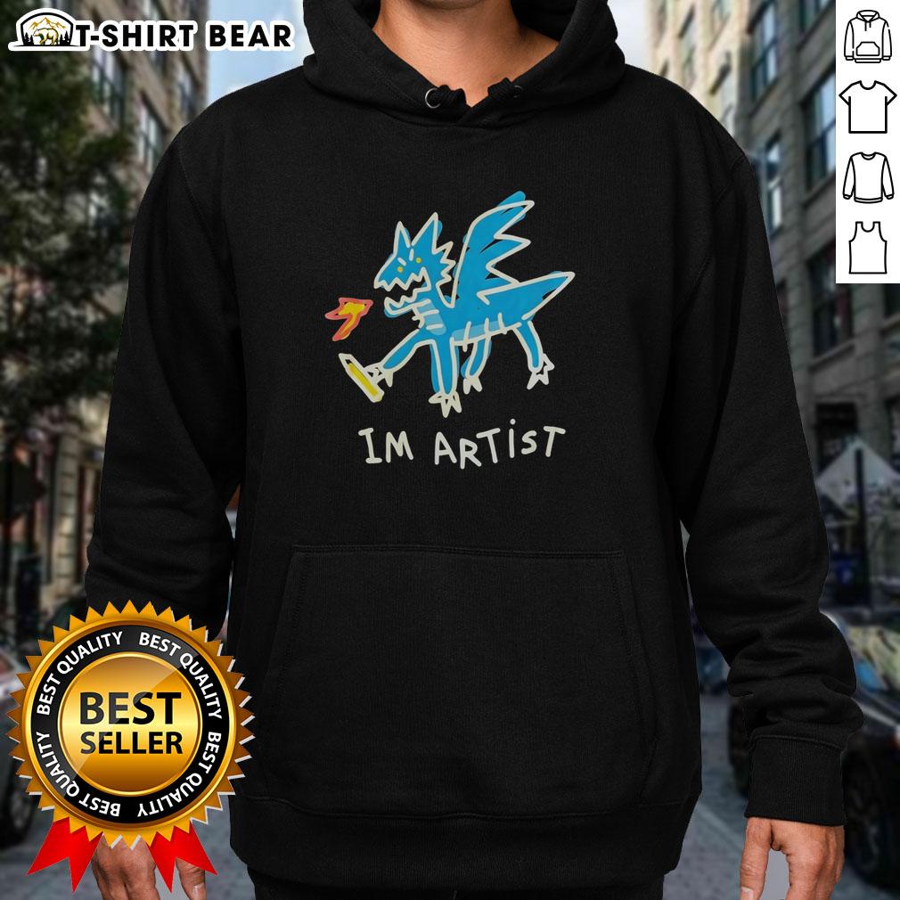 Nice Im Artist Dragon Hoodie Stylish Nice Im Artist Dragon Hoodie featuring a vibrant dragon design, perfect for art lovers and fashion enthusiasts.
