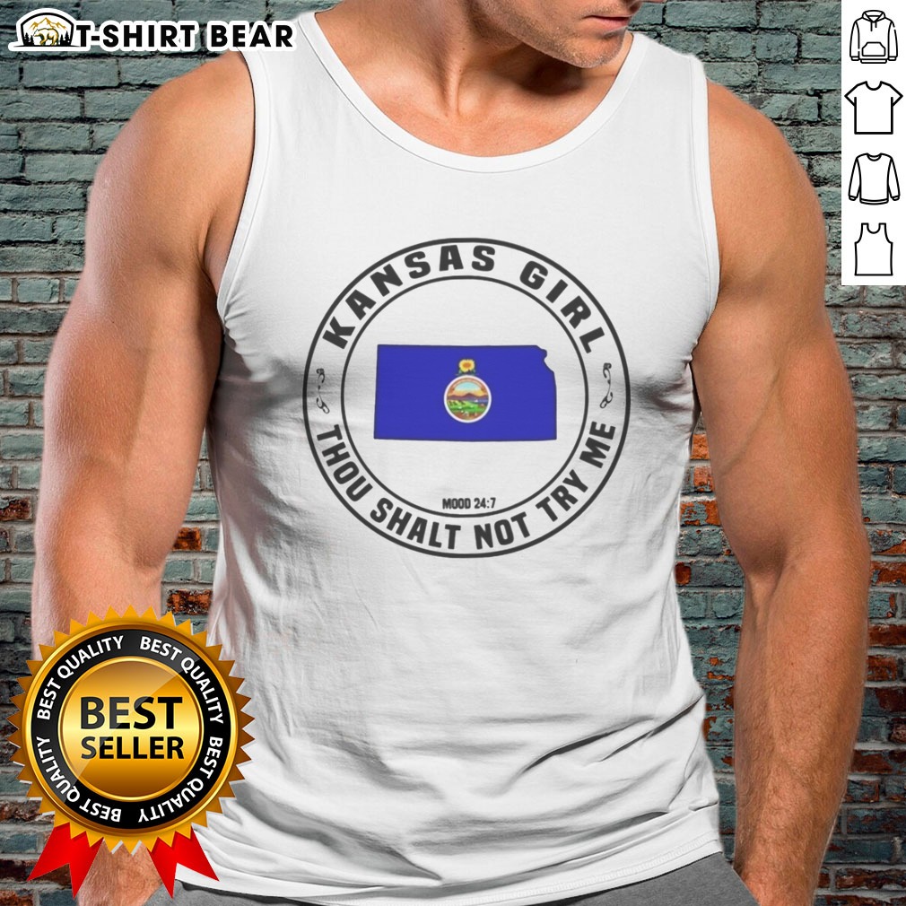 nice-kansas-girl-thou-shalt-not-try-me-mood-24-7-kansas-state-map-tank-top Nice Kansas Girl Thou Shalt Not Try Me Mood 24 7 Kansas State Map Tank Top featuring a vibrant Kansas map design