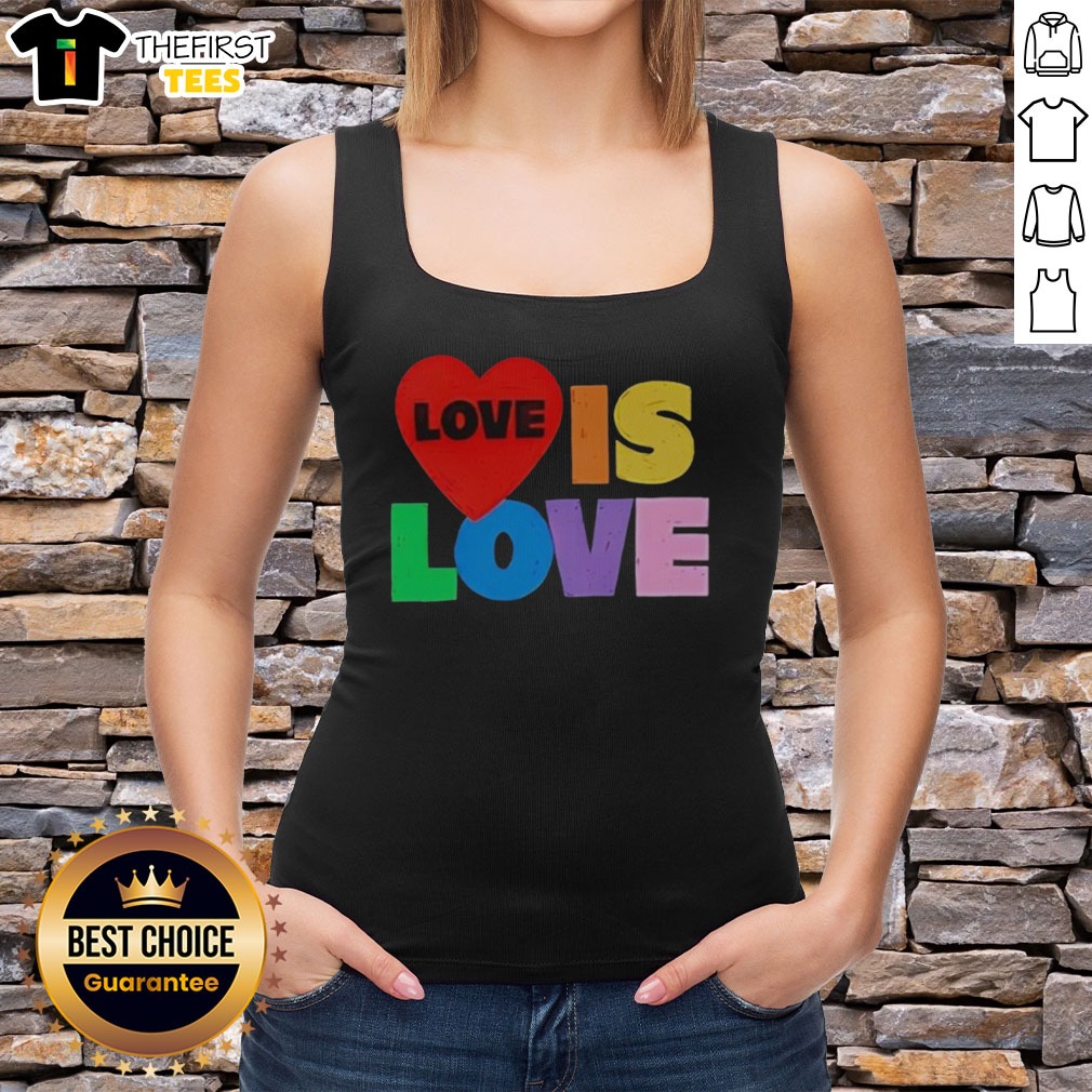 nice-love-is-love-pride-lgbtq-tank-top Nice Love Is Love Pride LGBTQ Tank top featuring a vibrant rainbow design for LGBTQ pride.