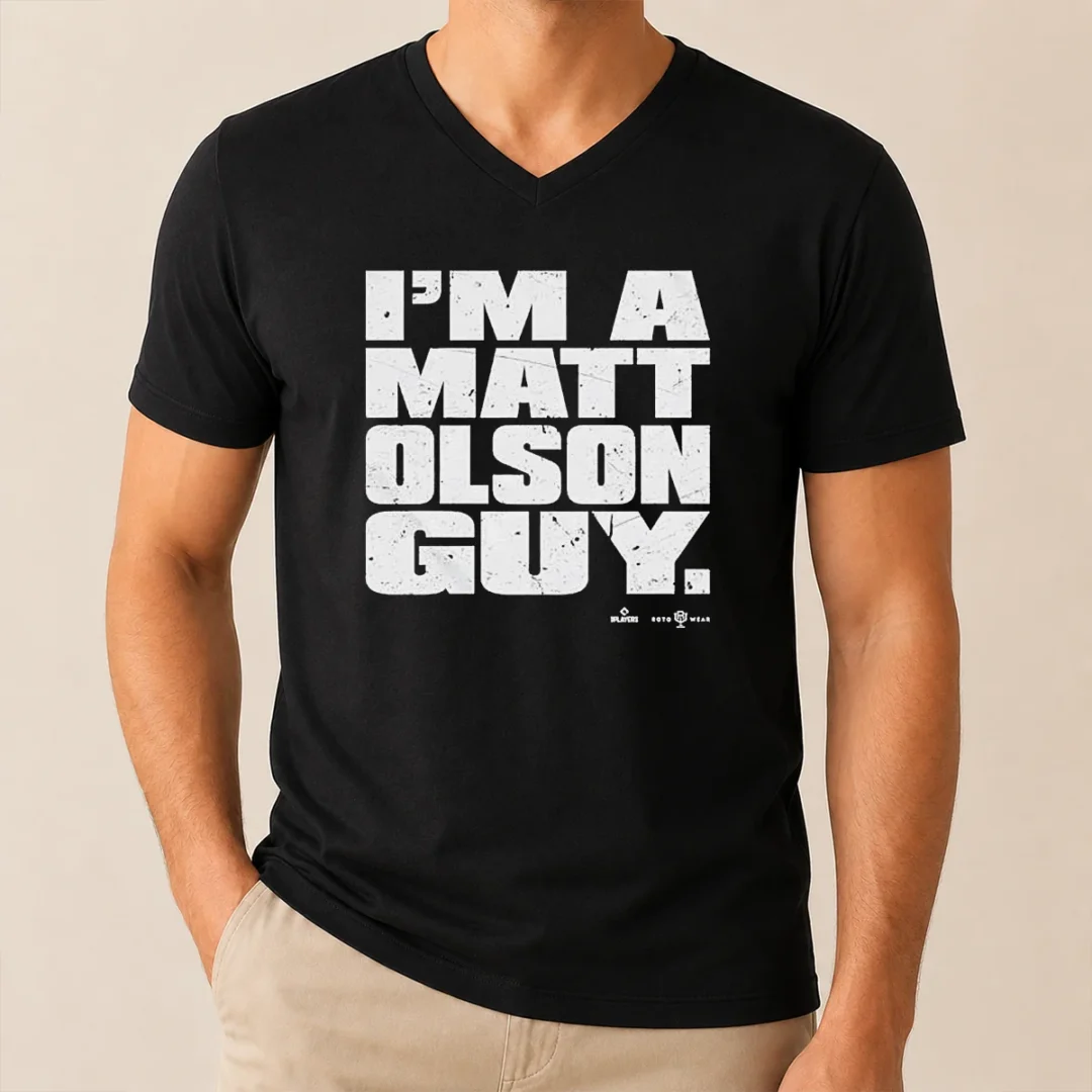 Nice Matt Olson Atlanta Braves Im A Matt Olson Guy V Neck Shirt Nice Matt Olson Atlanta Braves Im A Matt Olson Guy V-Neck Shirt