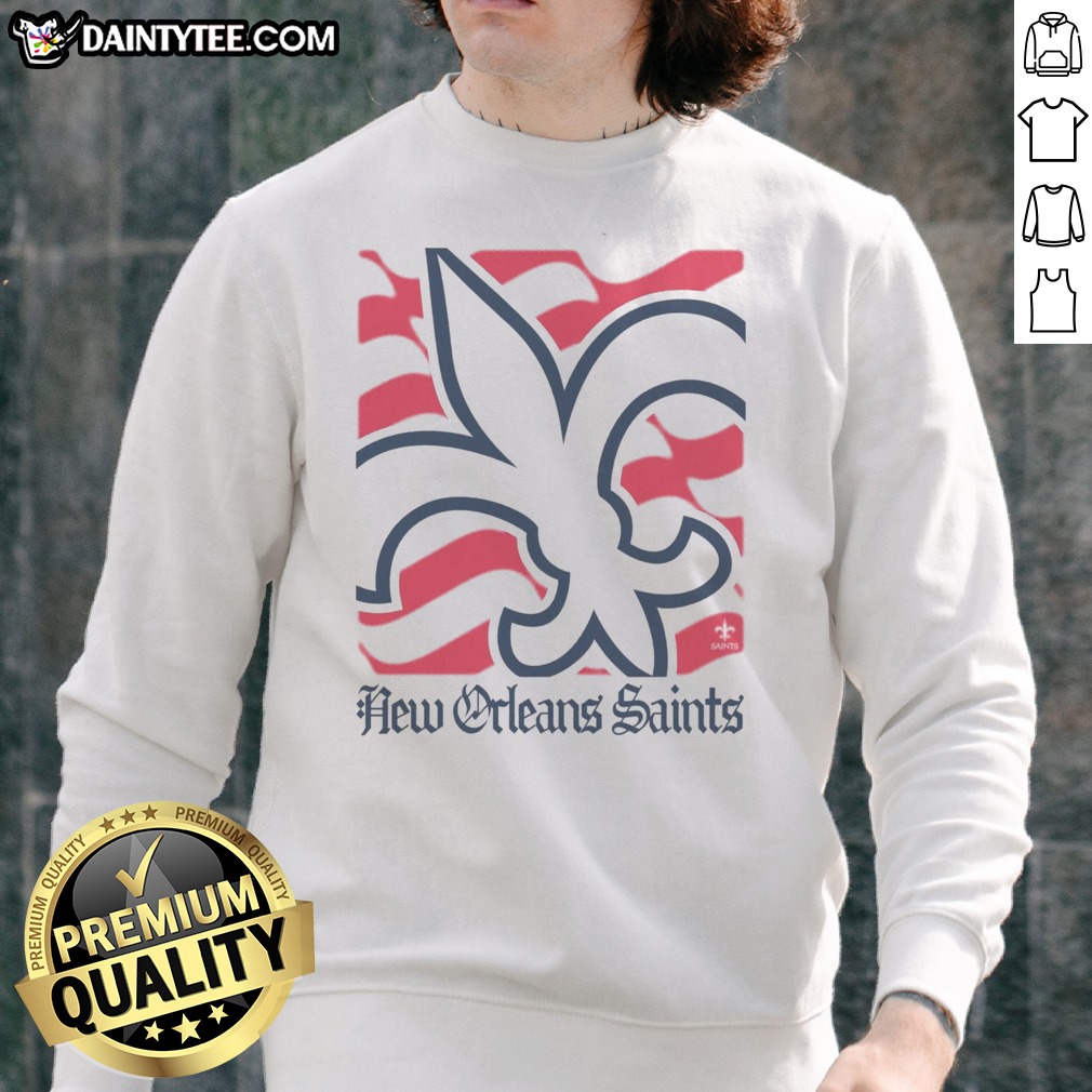 nice-new-orleans-saints-american-heritage-wordmark-sweatshirt Nice New Orleans Saints American Heritage Wordmark Sweatshirt featuring bold team graphics.