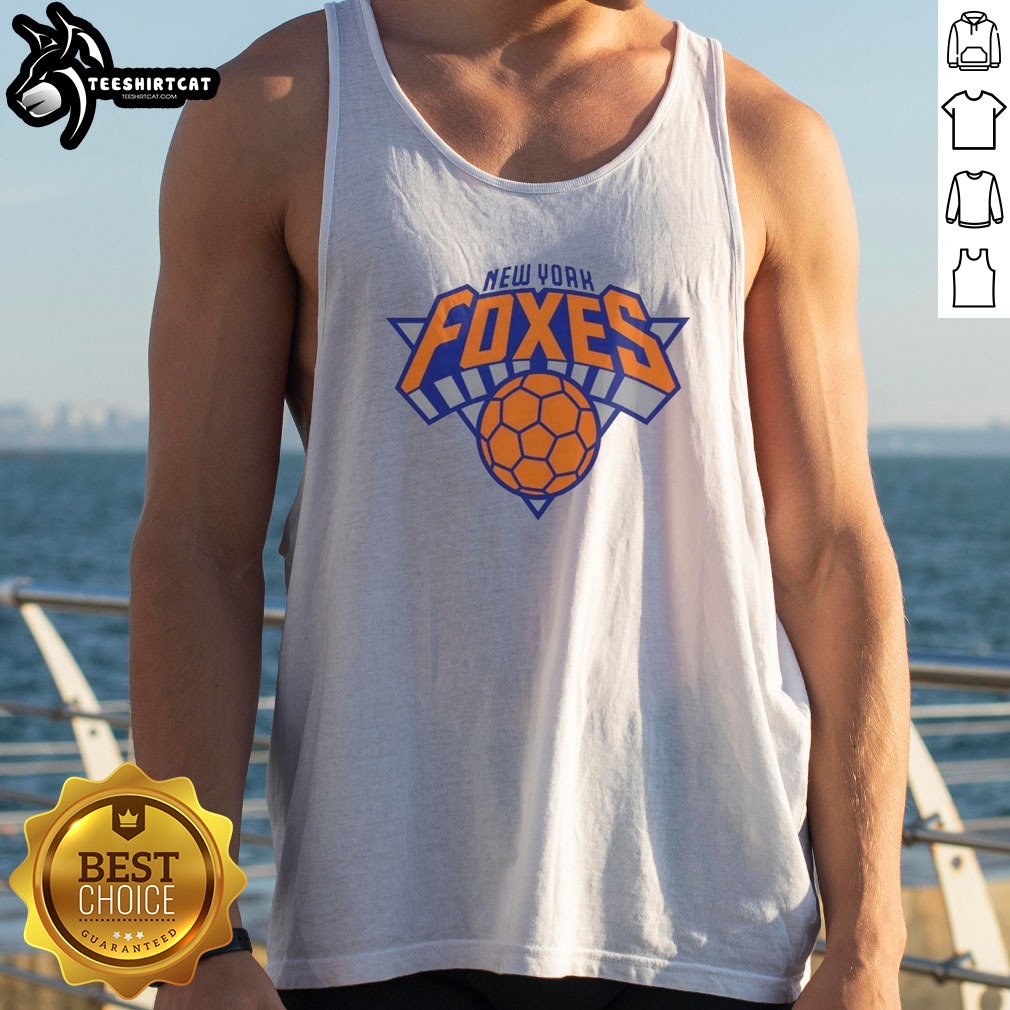 nice-new-york-foxes-new-york-knicks-logo-tank-top Nice New York Foxes New York Knicks Logo Tank top featuring a vibrant team logo