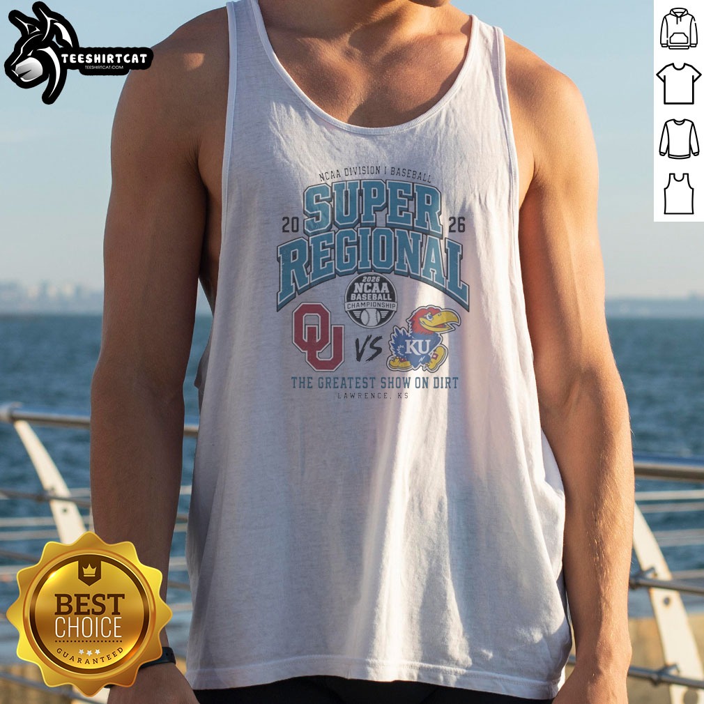 nice-oklahoma-sooners-vs-kansas-jayhawks-2026-ncaa-division-i-baseball-super-regional-tank-top Nice Oklahoma Sooners Vs Kansas Jayhawks 2026 NCAA Division I Baseball Super Regional Tank Top