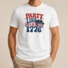 Nice Party Like It Is 1776 American Flag Sunglasses Revolutionary War Patriot