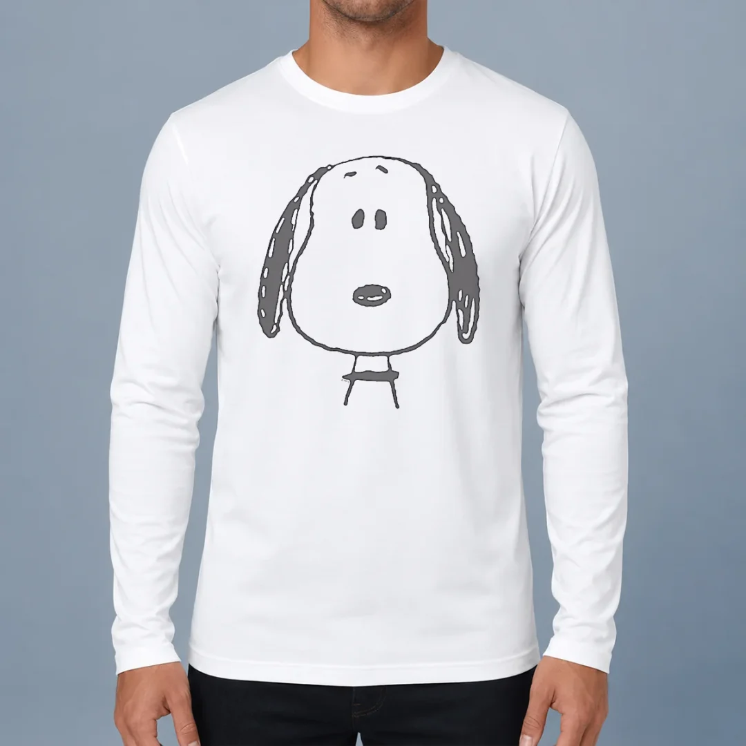 nice-peanuts-snoopy-larger-than-life-long-sleeve-shirt Nice Peanuts Snoopy Larger Than Life Long Sleeve Shirt
