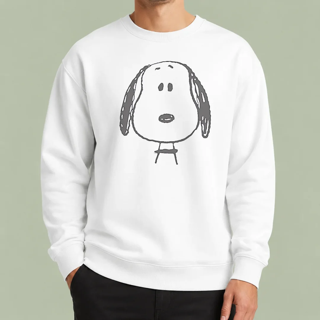 nice-peanuts-snoopy-larger-than-life-sweater Nice Peanuts Snoopy Larger Than Life Sweater
