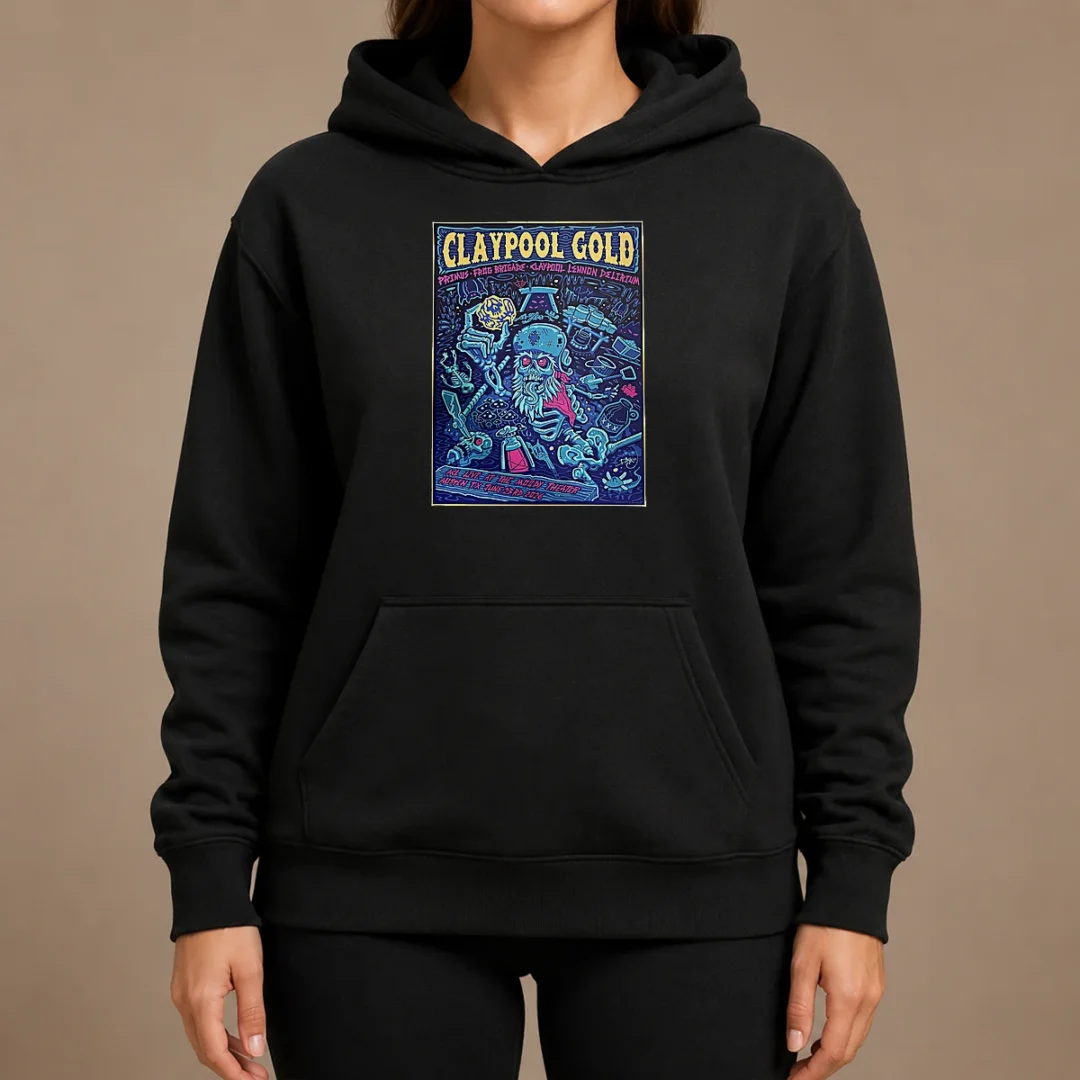Nice Primus In Austin TX On June 23 2026 Tour Poster Hoodie Nice Primus In Austin TX On June 23 2026 Tour Poster Hoodie in black with front pocket and drawstring hood