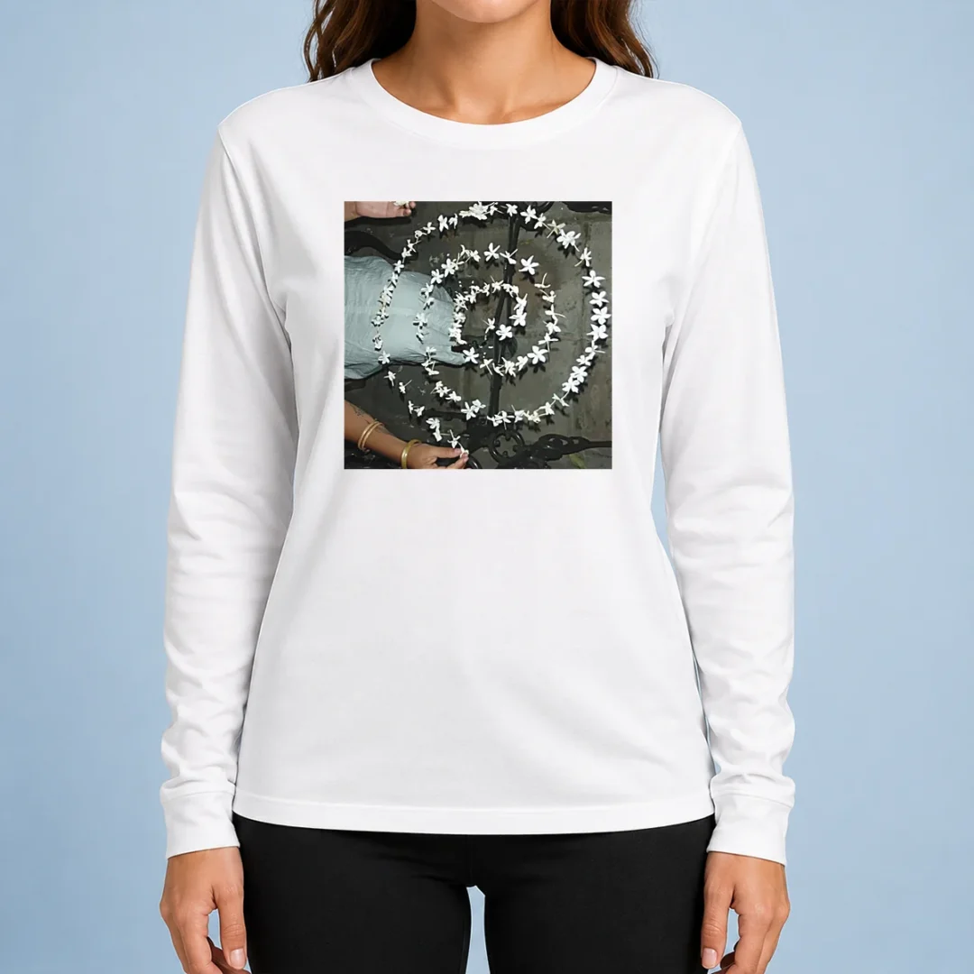 nice-run-for-cover-records-fiddlehead-baby-ill-change-long-sleeve-shirt Nice Run For Cover Records Fiddlehead Baby Ill Change long sleeve shirt in white with graphic print