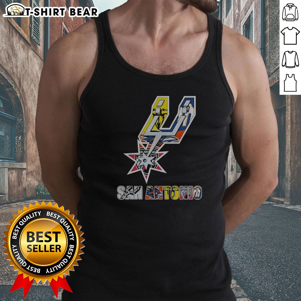 Nice San Antonio Spurs Logos With Sports Team Tank top Nice San Antonio Spurs Logos With Sports Team Tank top featuring vibrant team graphics.