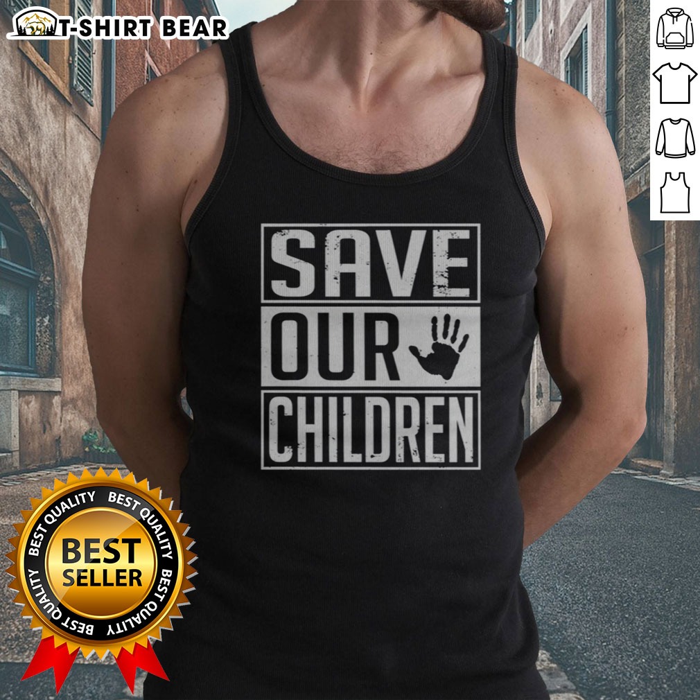 nice-save-our-children-awareness-vintage-tank-top Nice Save Our Children Awareness Vintage Tank top displayed on a neutral background