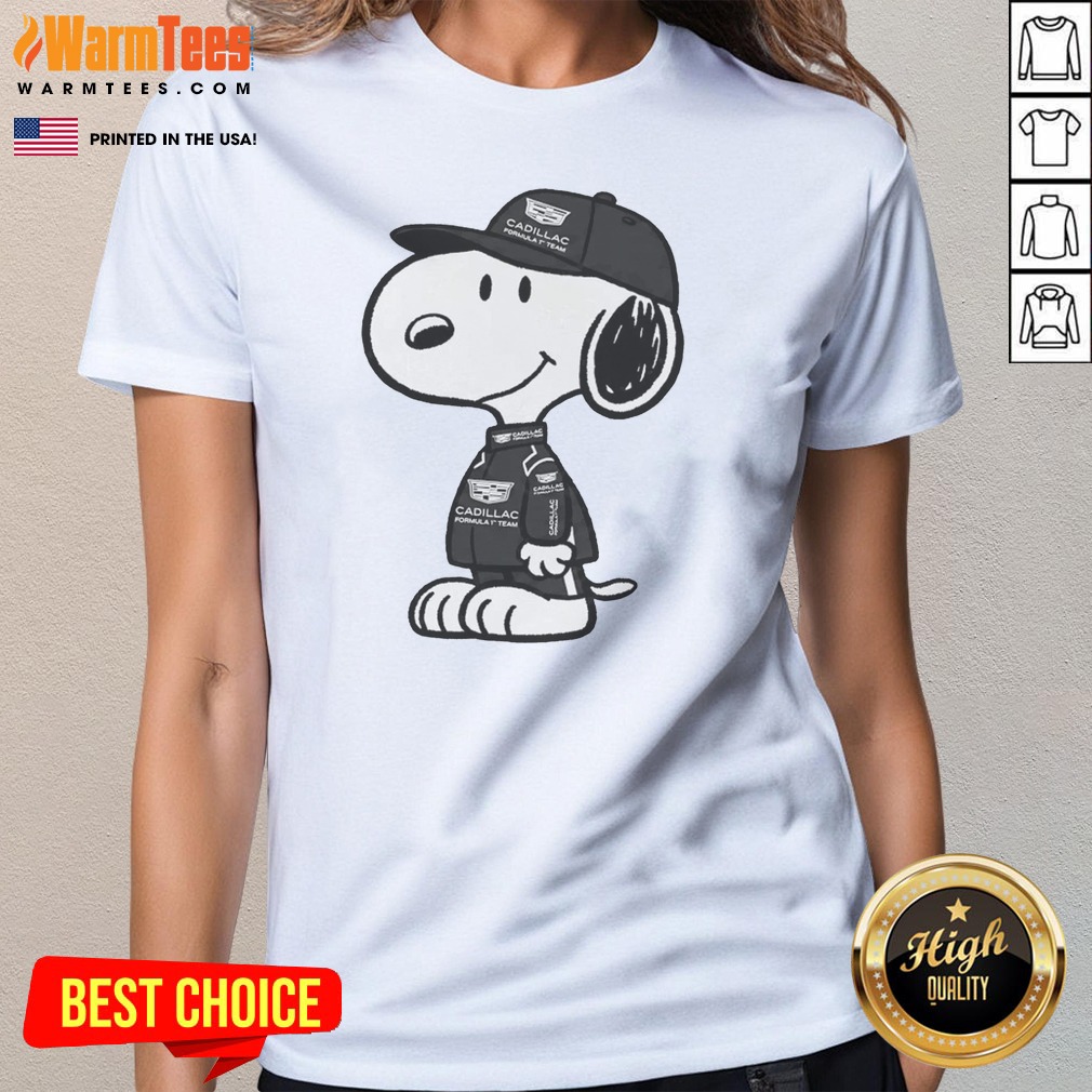 nice-snoopy-gadillac-formula-1-team-ladies-shirt-ladies-tee Nice Snoopy Gadillac Formula 1 Team Ladies Shirt