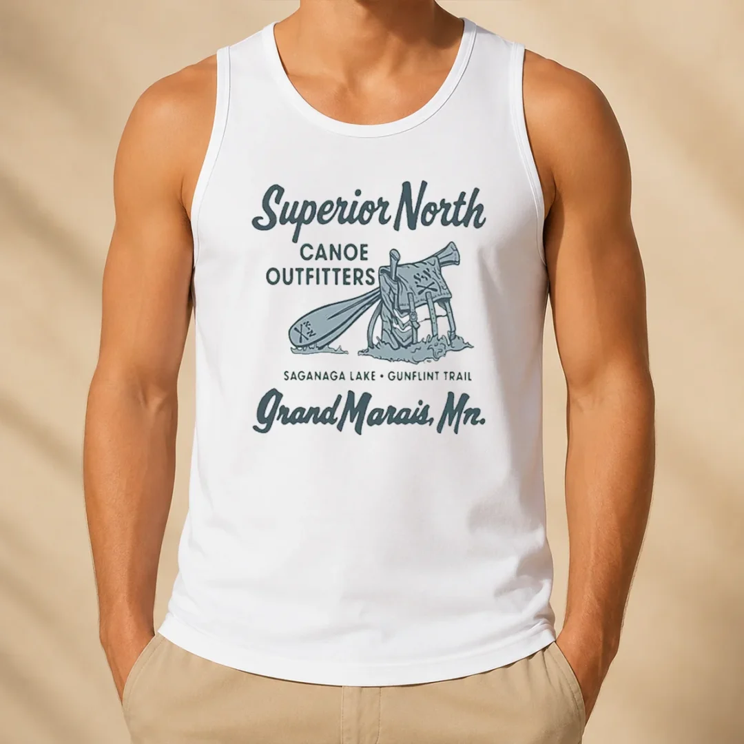 nice-superior-north-canoe-outfitters-tank-top Nice Superior North Canoe Outfitters Tank Top