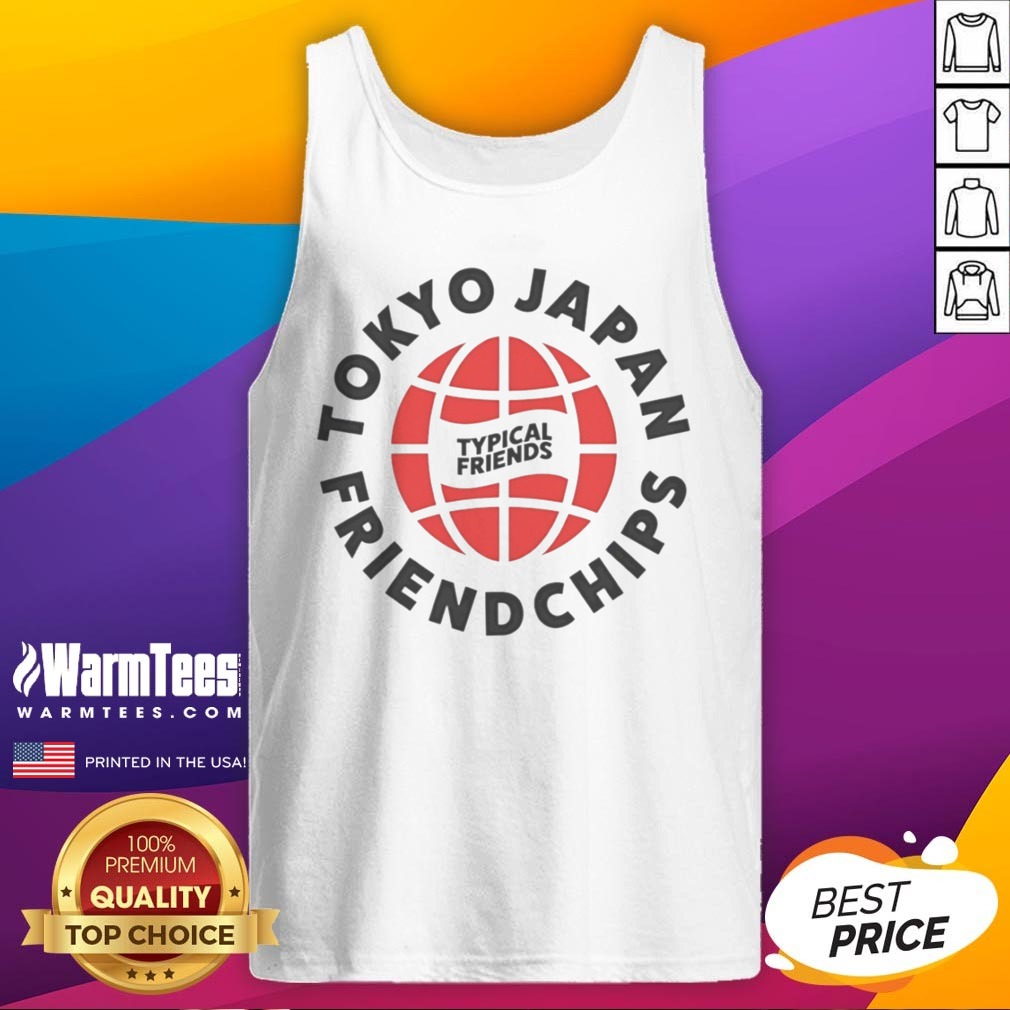 nice-tokyo-japan-friendchips-typical-friends-tank-top Nice Tokyo Japan Friendchips Typical Friends tank top featuring a vibrant graphic design.