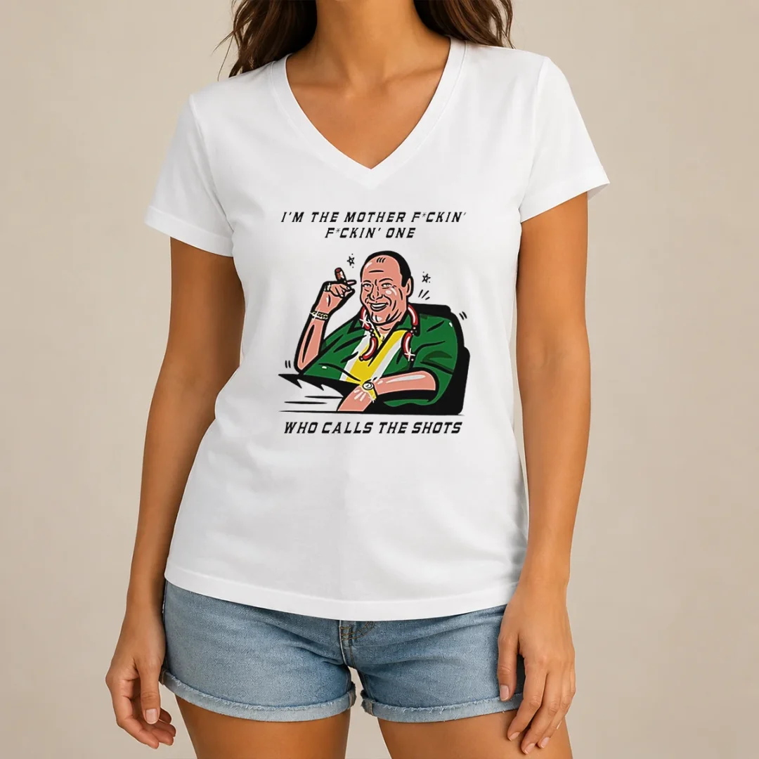 nice-tony-soprano-im-the-mother-fuckin-one-who-class-the-shots-v-neck-shirt Nice Tony Soprano Im The Mother Fuckin One WHO Class The Shots V-Neck Shirt