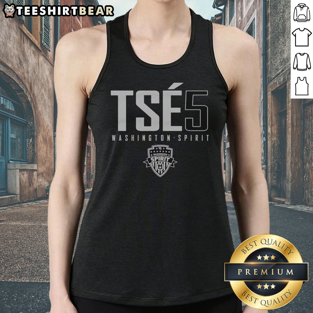 nice-trinity-rodman-washington-spirit-tses-5-tank-top Nice Trinity Rodman Washington Spirit TSES 5 Tank top featuring vibrant team colors and logo.