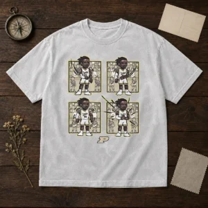 Top Basketball Purdue The Lance Dance Lance Jones Washed T-Shirt