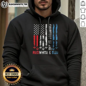 Funny Courtesy Of The Red White And Blue America US Flag Patriotic 4th Of July Hoodie