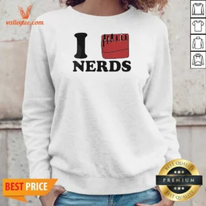 Hot I Love Nerds Pocket Protector Sweatshirt