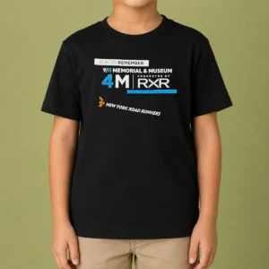 Official Run To Remember 9 11 Memorial And Museum 4M Presented By RXR New York Road Runners Kids T-Shirt