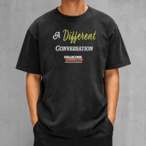 Pretty A Different Conversation Collectin And Connectin Washed T-Shirt