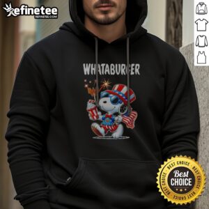 Pretty Snoopy X Whataburger Fourth Of July American 250 Years 1776 2026 Fireworks hoodie featuring vibrant fireworks design