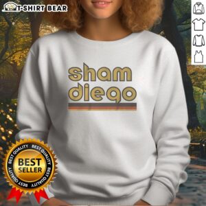 Nice Sham Diego San Diego Padres MLB Baseball Sweatshirt in a stylish display