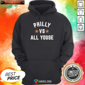 Hot Philly VS All Youse Fan Hoodie
