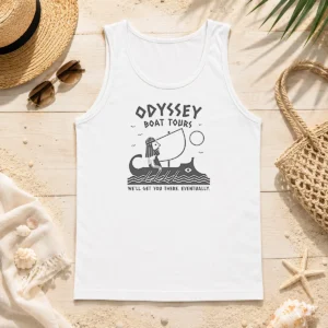 Awesome Odysseus Odyssey Boat Tours We Will Get You There Eventually Tank Top