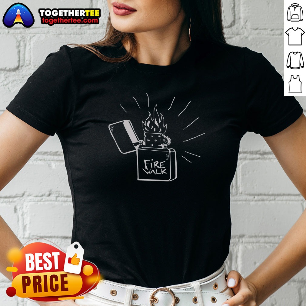 Official Black White Flame Fuel Lighter Ladies Shirt Official Black White Flame Fuel Lighter Ladies Shirt