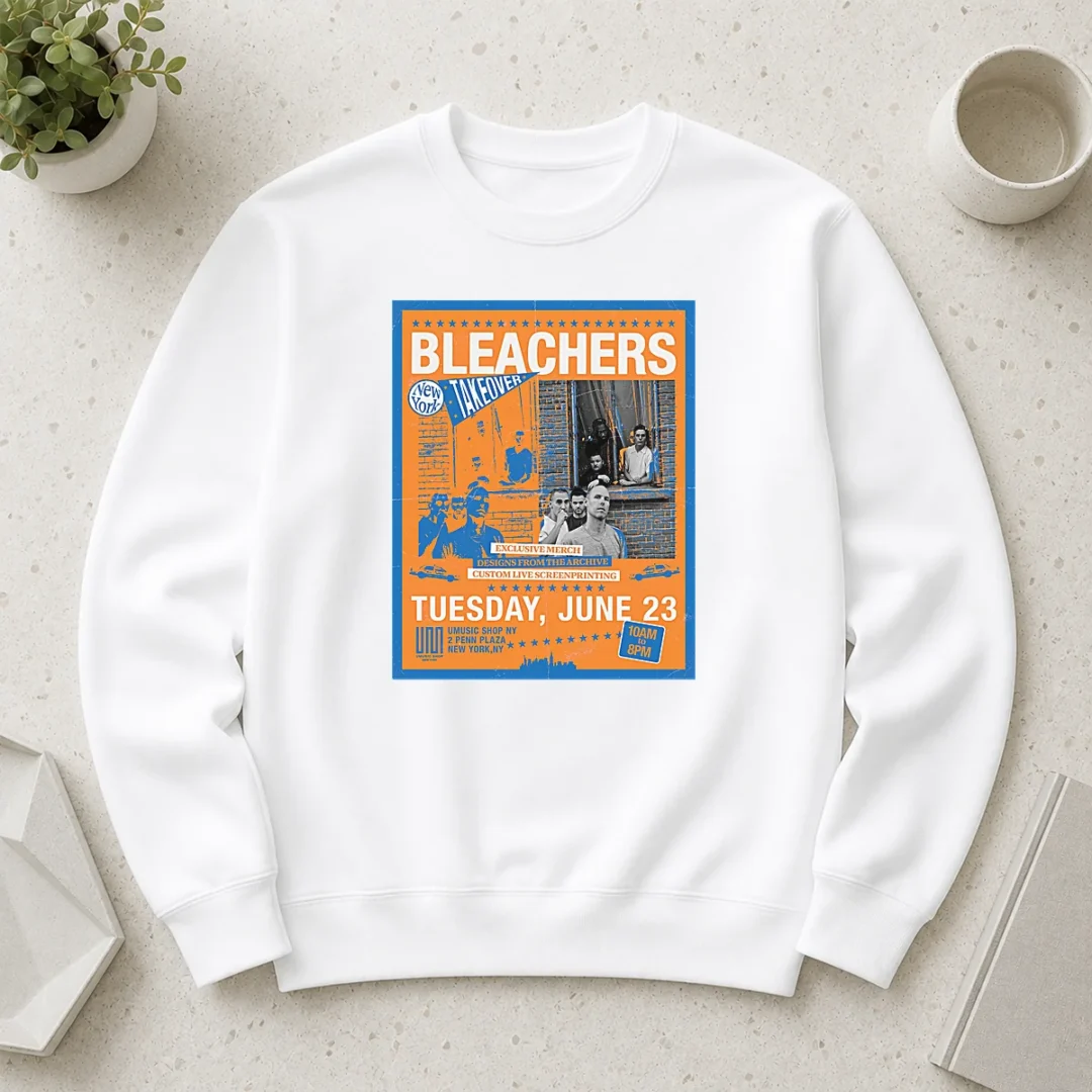 official-bleachers-jun-23-2026-new-york-ny-tour-poster-sweater Official Bleachers Jun 23 2026 New York NY TOUR Poster Sweater
