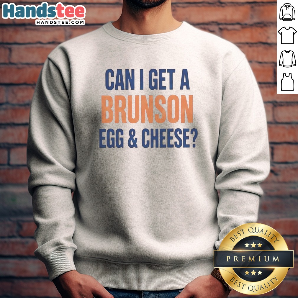 official-can-i-get-a-brunson-egg-cheese-sweatshirt Official Can I Get A Brunson Egg Cheese Sweatshirt displayed in a cozy setting, perfect for casual wear.