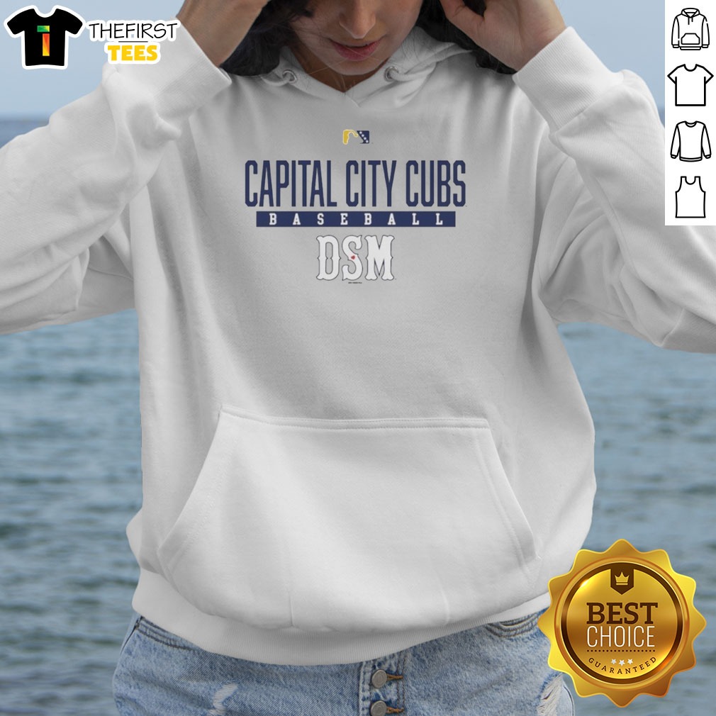 official-capital-city-cubs-des-moines-mlb-baseball-team-hoodie Official Capital City Cubs Des Moines MLB Baseball Team Hoodie featuring team colors and logo