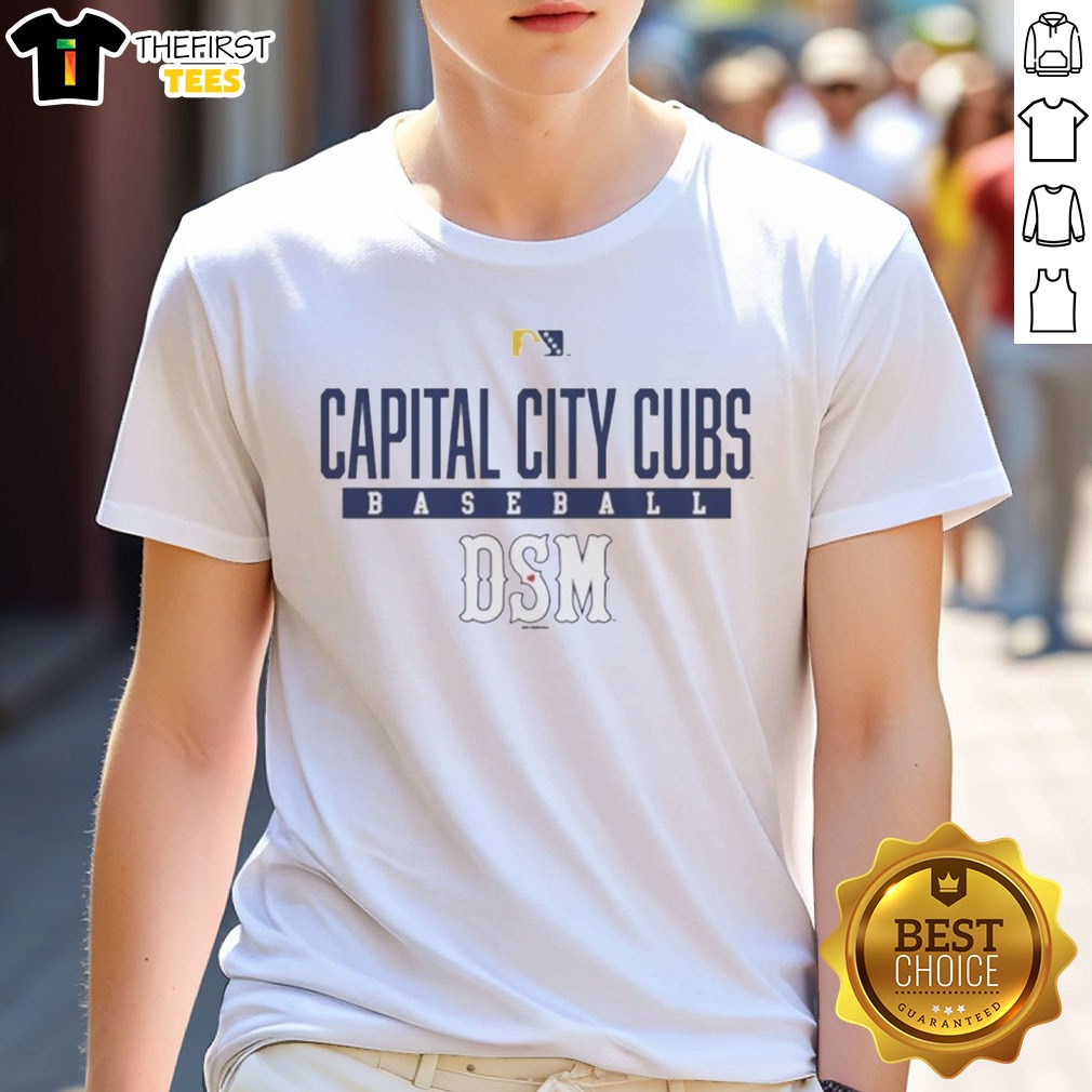 official-capital-city-cubs-des-moines-mlb-baseball-team-shirt Official Capital City Cubs Des Moines MLB Baseball Team Shirt featuring vibrant team colors and logo.