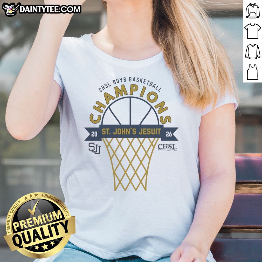 official-chsl-boys-basketball-champions-st-johns-jesuit-2026-sjj-est1926-ladies-shirt-2 Official Chsl Boys Basketball Champions St Johns Jesuit 2026 Sjj Est1926 Ladies Shirt displayed on a hanger